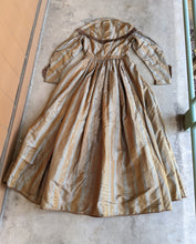 Load image into Gallery viewer, 1860s Earth Tones Silk Gown