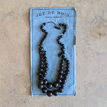 Load image into Gallery viewer, 19th C. Faux Jet Necklace | Deadstock