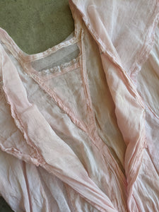 1910s Pink Cotton Dress
