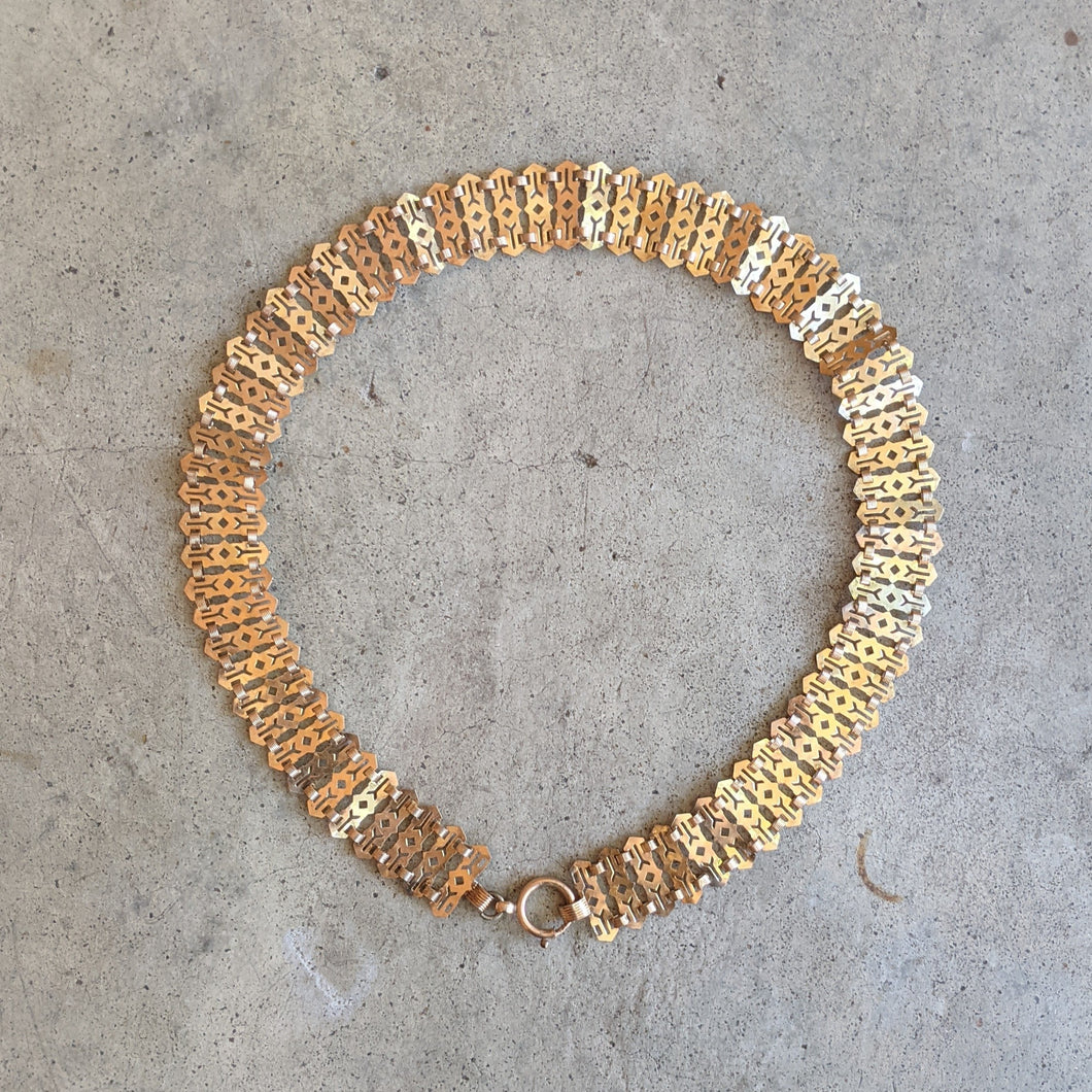 19th C. Gold Filled Fancy Chain