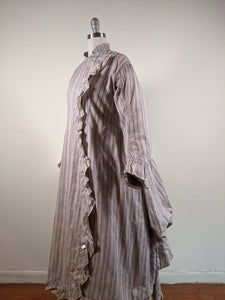 1880s Cotton Dress + Skirt