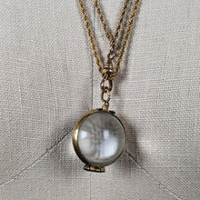 Load image into Gallery viewer, Early 20th c. Pools of Light Locket + Chain