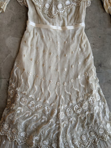 1900s Net Lace Dress