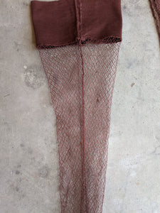 Deadstock 1940s Fishnet Stockings