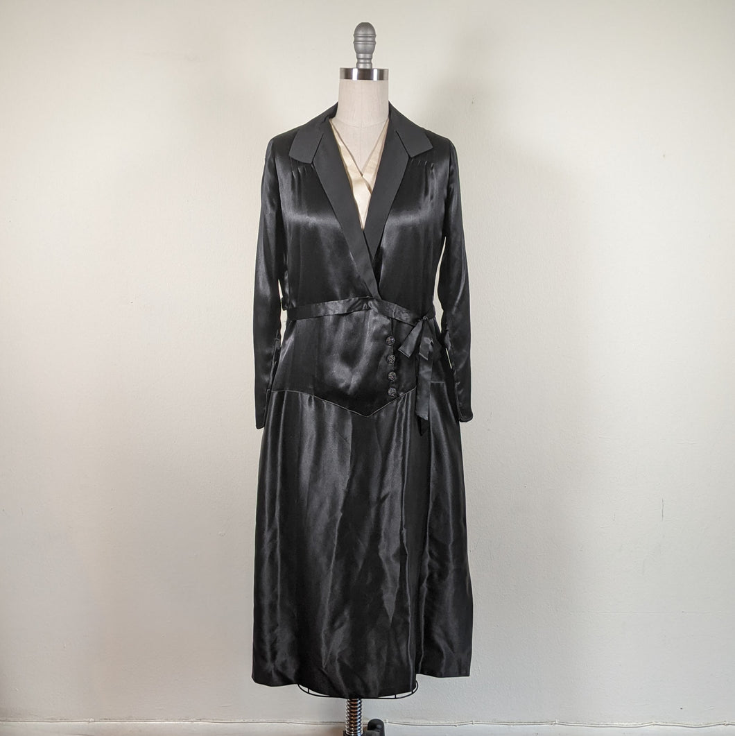 Black Silk Dress c. 1920
