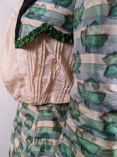 Load image into Gallery viewer, 1890s Green Leaf Pattern Dress | Study + Display