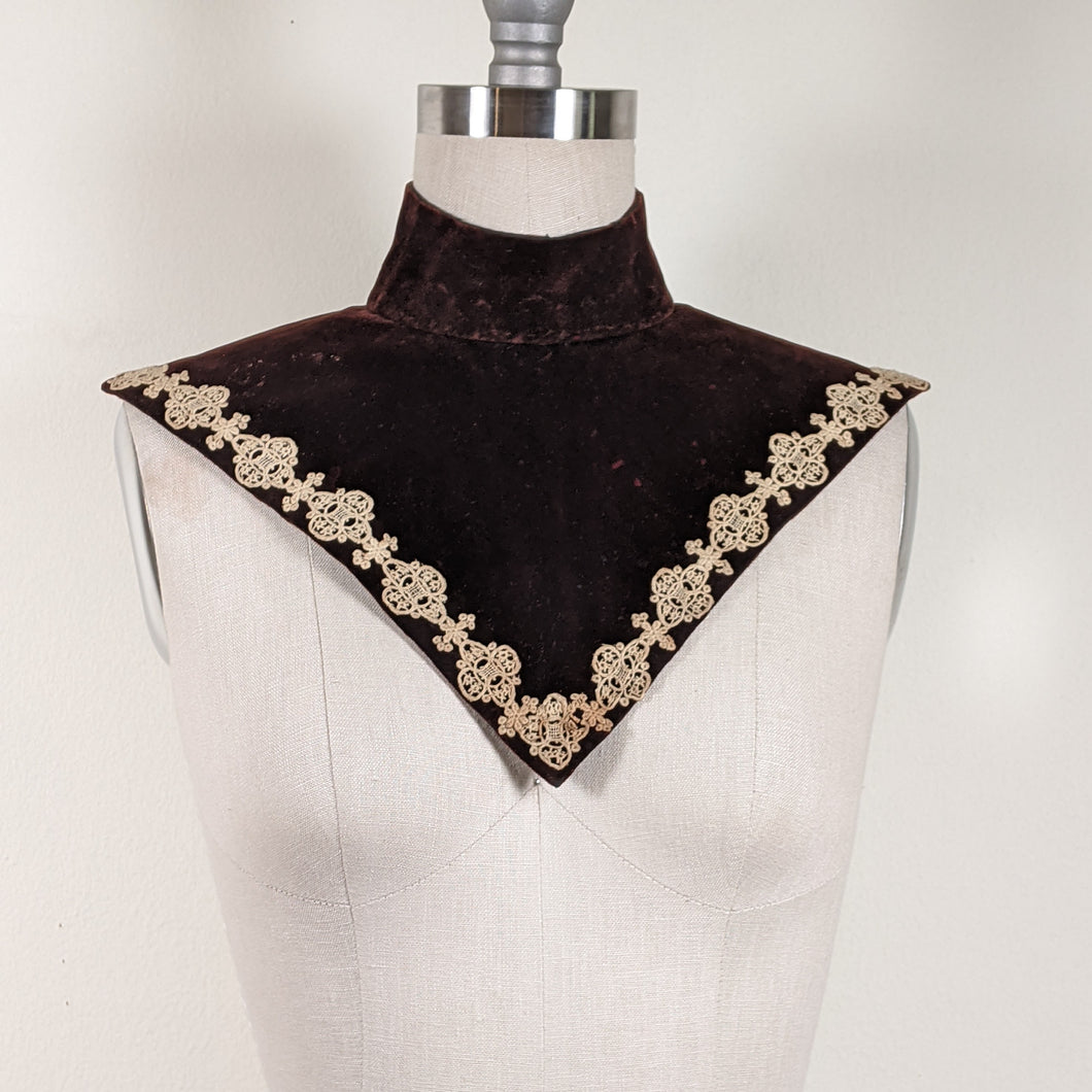 1890s-1900s Velveteen Collar