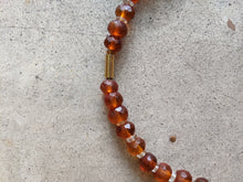 Load image into Gallery viewer, 19th c. Faceted Amber Necklace