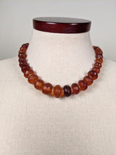 Load image into Gallery viewer, 19th c. Faceted Amber Necklace