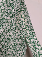 Load image into Gallery viewer, 1930s Rayon Spiderweb Novelty Print Dress