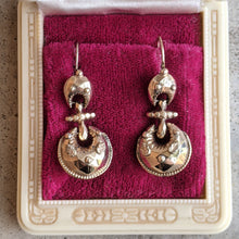 Load image into Gallery viewer, 1870s-1880s 9k Gold Earrings