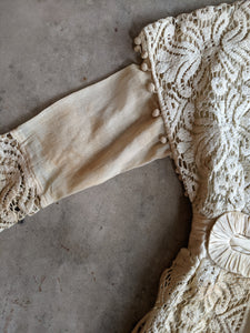Early 1910s Crochet Lace Dress
