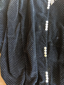 1902-1903 Blue Velveteen Shirt-Waist