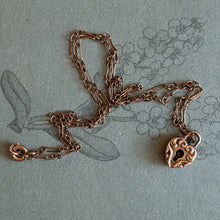 Load image into Gallery viewer, 1900s-1910s Heart Padlock Necklace