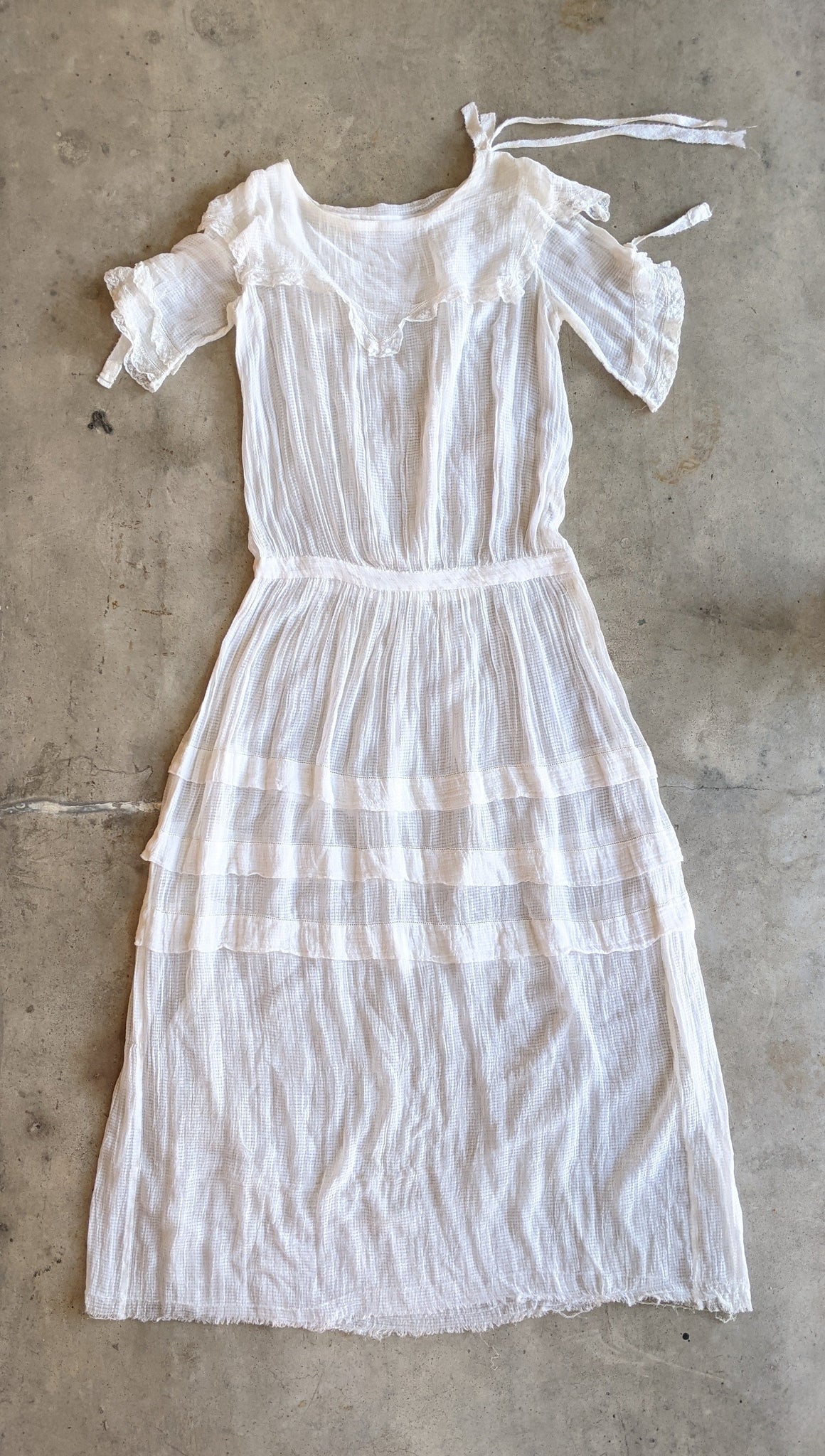1920s cotton dress A Simple 1920's Dress
