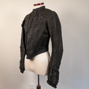 c. 1901 Black Lace Shirt-Waist or Bodice