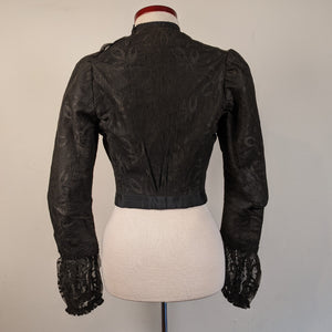 c. 1901 Black Lace Shirt-Waist or Bodice