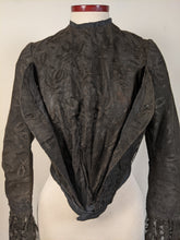 Load image into Gallery viewer, c. 1901 Black Lace Shirt-Waist or Bodice