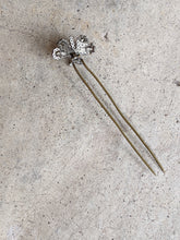 Load image into Gallery viewer, 19th c. Cut Steel Butterfly Hair Pin
