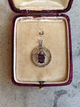 Load image into Gallery viewer, 1900s-1910s Sterling Silver Spider Pendant
