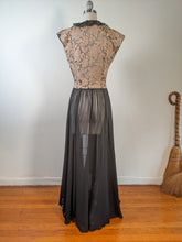 Load image into Gallery viewer, c. 1940s Silk Chiffon Gown