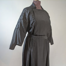 Load image into Gallery viewer, RESERVED | 1910s Black Silk Dress