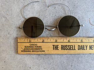 1910s-1920s Tinted Glasses with Round Lenses