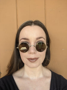 1910s-1920s Tinted Glasses with Round Lenses