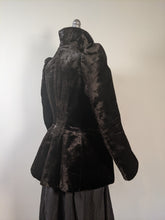 Load image into Gallery viewer, c. 1890 Silk &quot;Seal&quot; Plush Jacket