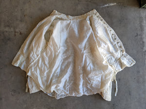 1900s Cream Lace Shirt-Waist | Crescent Moon Collar