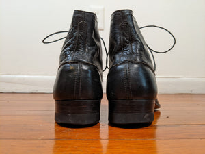 c. 1930s Square Toe Boots | Approx Sz 9-10