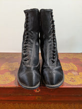 Load image into Gallery viewer, Early 1910s Side Button Silk Boots | Approx Sz 5