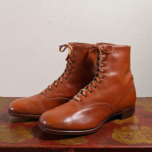 c. 1930s Brown Boots | Approx Sz 4-5