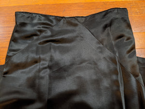 c. 1910s Black Silk Suit | Jacket + Skirt