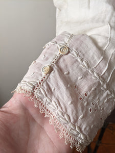 1900s White Embroidered Shirt-Waist
