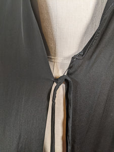 c. 1920s Black Silk Jacket