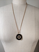 Load image into Gallery viewer, 19th c. 14k Gold Onyx Star Pendant + Chain