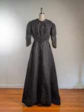 Load image into Gallery viewer, 1908-1909 Beaded Silk Gown