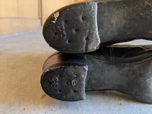 1910s-1920s Black Lace Up Boots | Sz 8