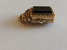Load image into Gallery viewer, Late 19th c. Double Sided Locket | Bloodstone + Onyx