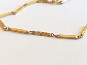 Late 19th c. Gold Filled Watch Chain Choker