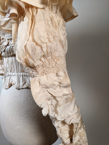 c. 1900 Silk Lace Bodice