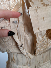 Load image into Gallery viewer, c. 1900 Silk Lace Bodice