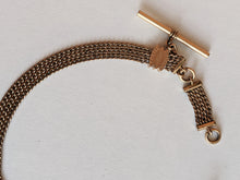 Load image into Gallery viewer, 19th c. Short T-Bar Watch Chain w/ Slide | 10.25&quot;