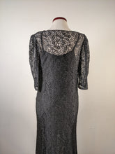 Load image into Gallery viewer, 1930s Silk Lace Dress