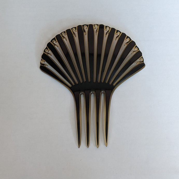 Art Deco Celluloid Hair Comb | 5