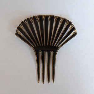 Art Deco Celluloid Hair Comb | 5"