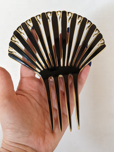 Art Deco Celluloid Hair Comb | 5"