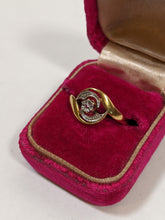 Load image into Gallery viewer, c. 1910s 18k Gold + Platinum Diamond Ring