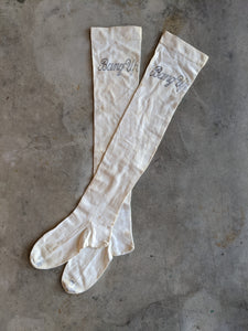 Late 19th-Early 20th c. Bang Up Stockings